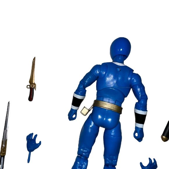 Open Power Rangers Cestro Blue Lightning Collection Alien Rangers Aquitar Figure - Picture 6 of 8